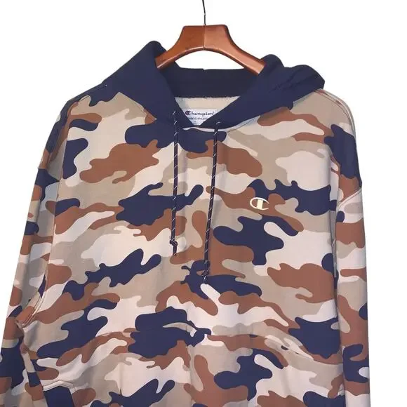 Champion camo hoodie size XL - Picture 3 of 10